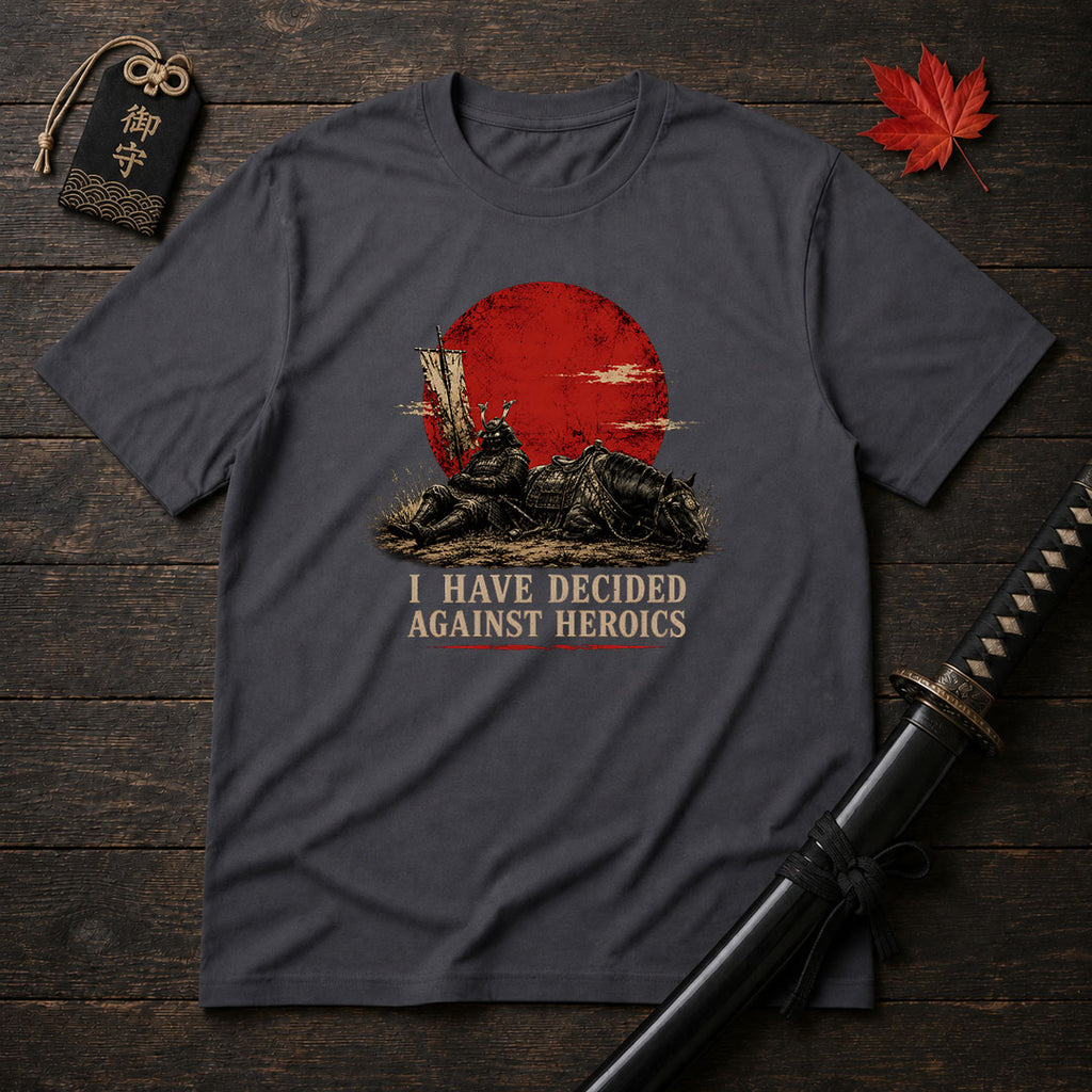Against Heroics Samurai T-Shirt