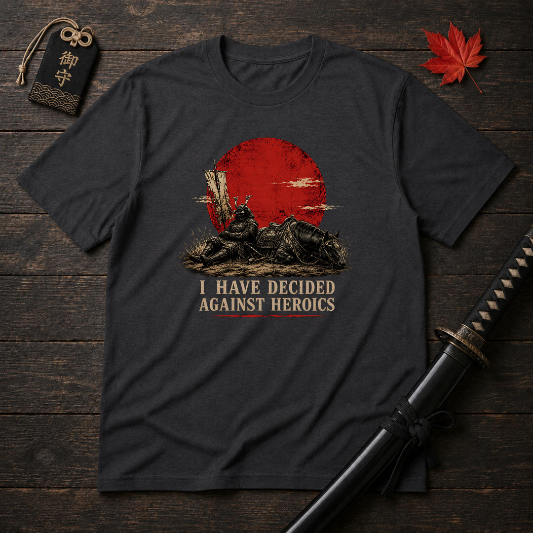 Against Heroics Samurai T-Shirt