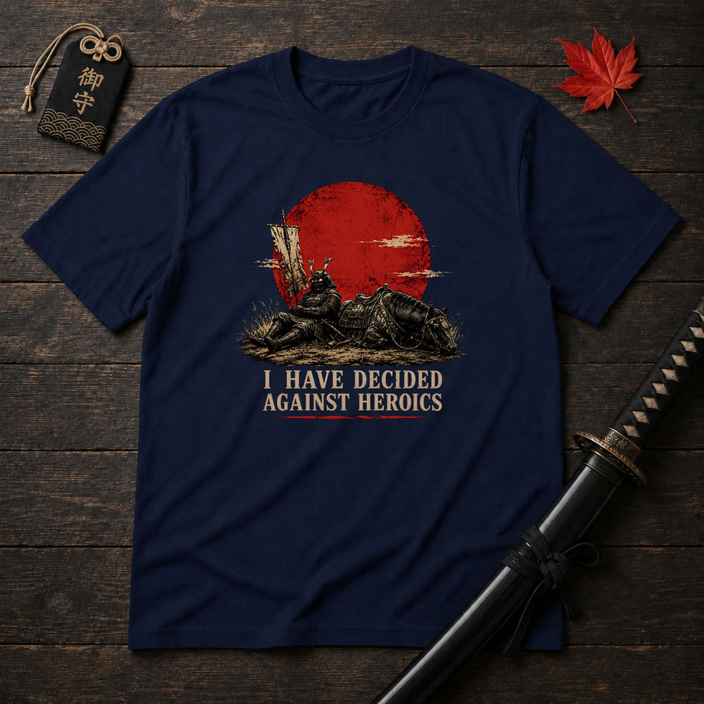 Against Heroics Samurai T-Shirt