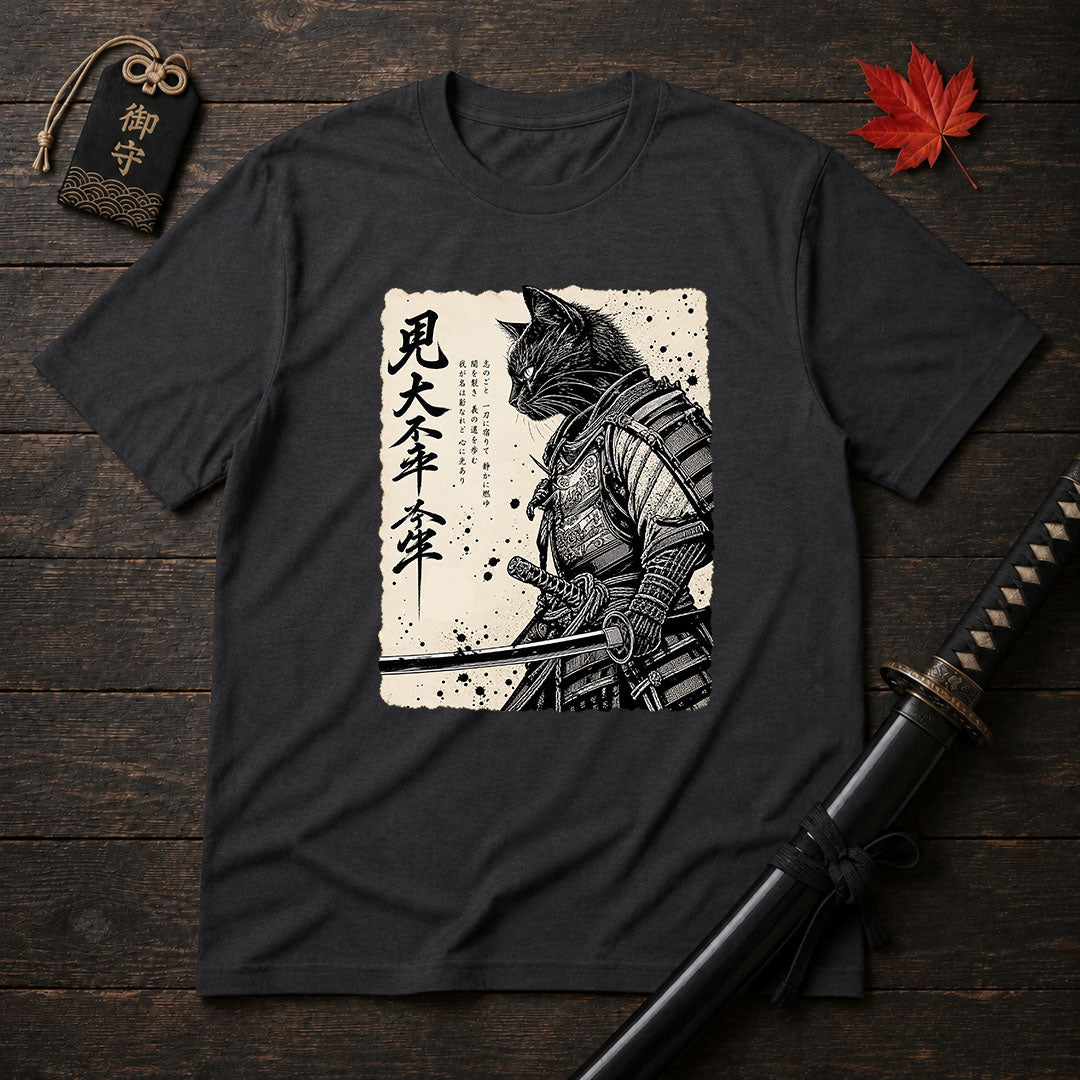 Blade-Wielding Feline T-Shirt