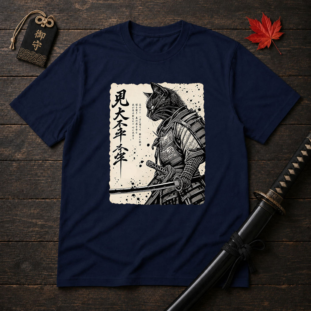 Blade-Wielding Feline T-Shirt