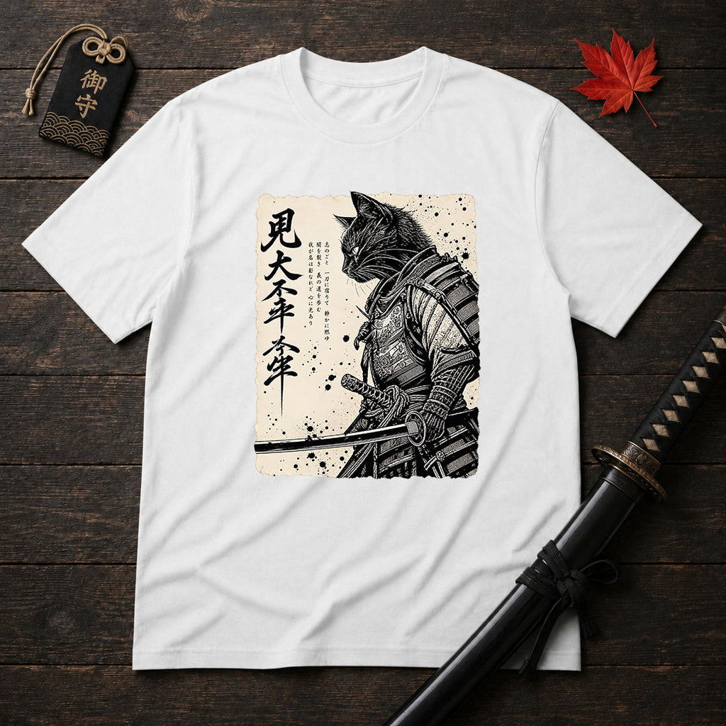 Blade-Wielding Feline T-Shirt