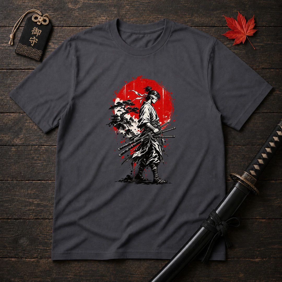 Blindfolded Ronin Walk T-Shirt