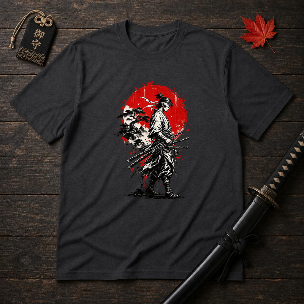 Blindfolded Ronin Walk T-Shirt