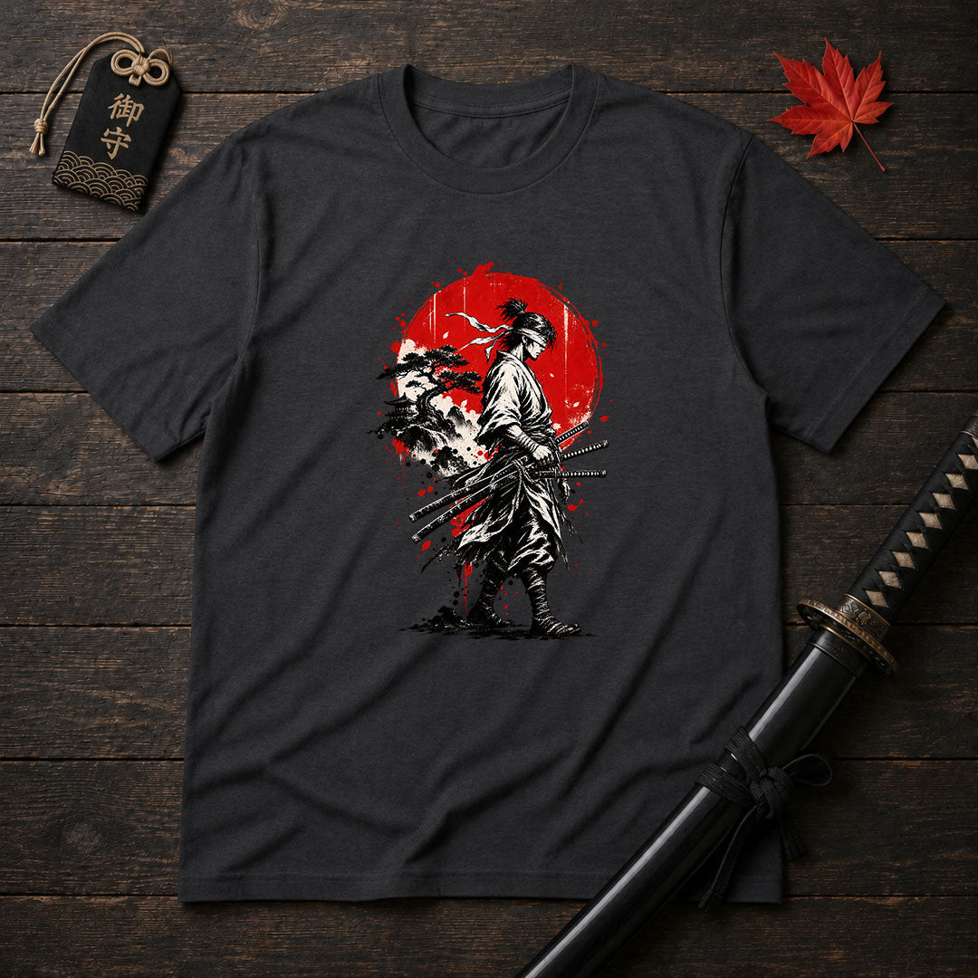 Blindfolded Ronin Walk T-Shirt