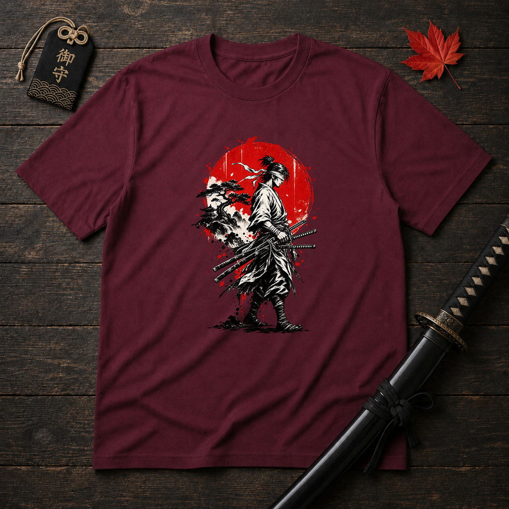 Blindfolded Ronin Walk T-Shirt