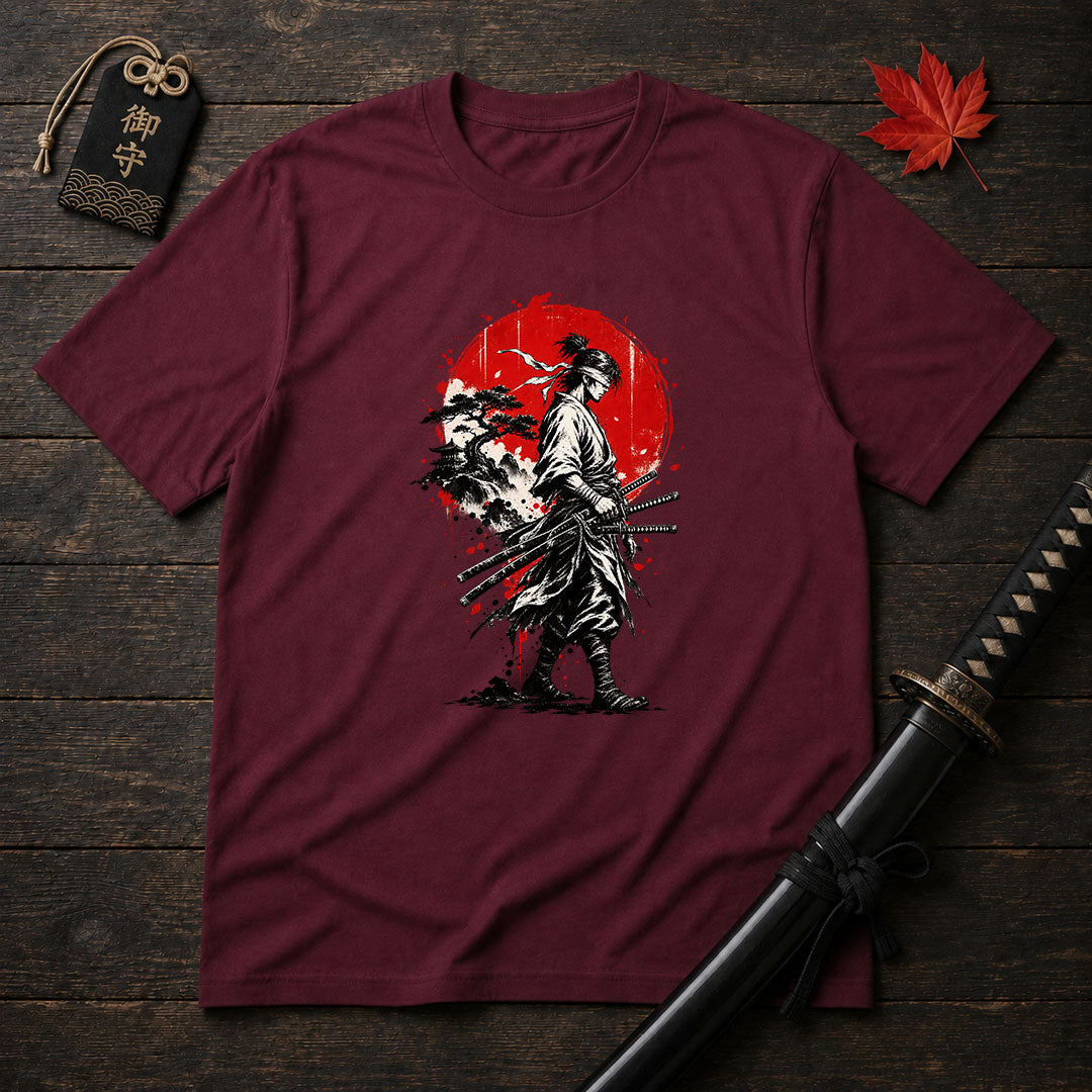 Blindfolded Ronin Walk T-Shirt