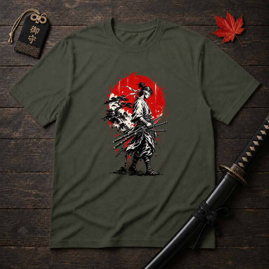 Blindfolded Ronin Walk T-Shirt