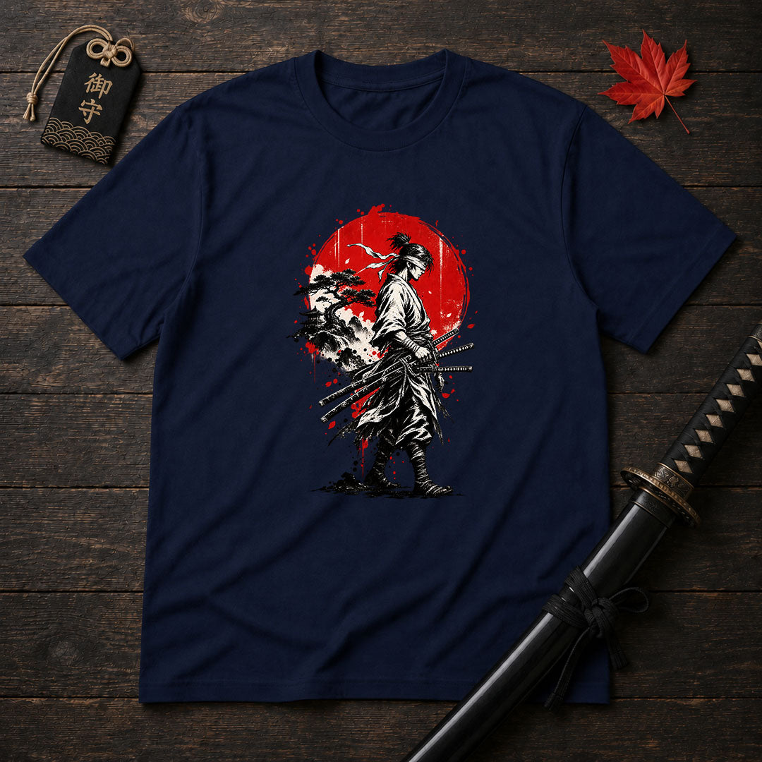 Blindfolded Ronin Walk T-Shirt