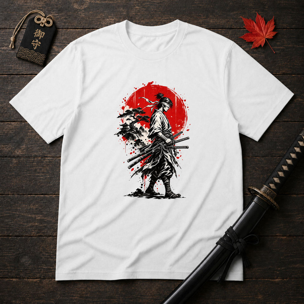 Blindfolded Ronin Walk T-Shirt
