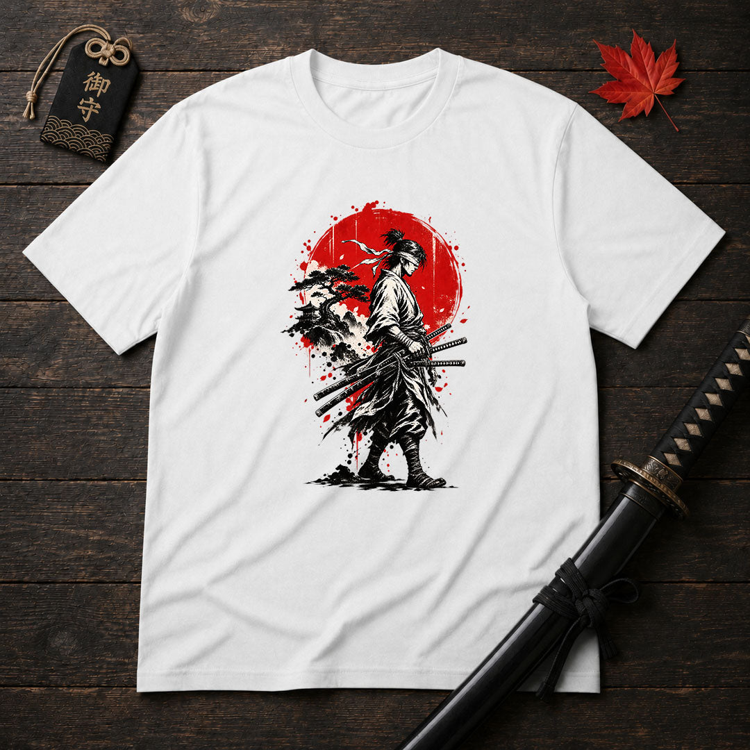Blindfolded Ronin Walk T-Shirt