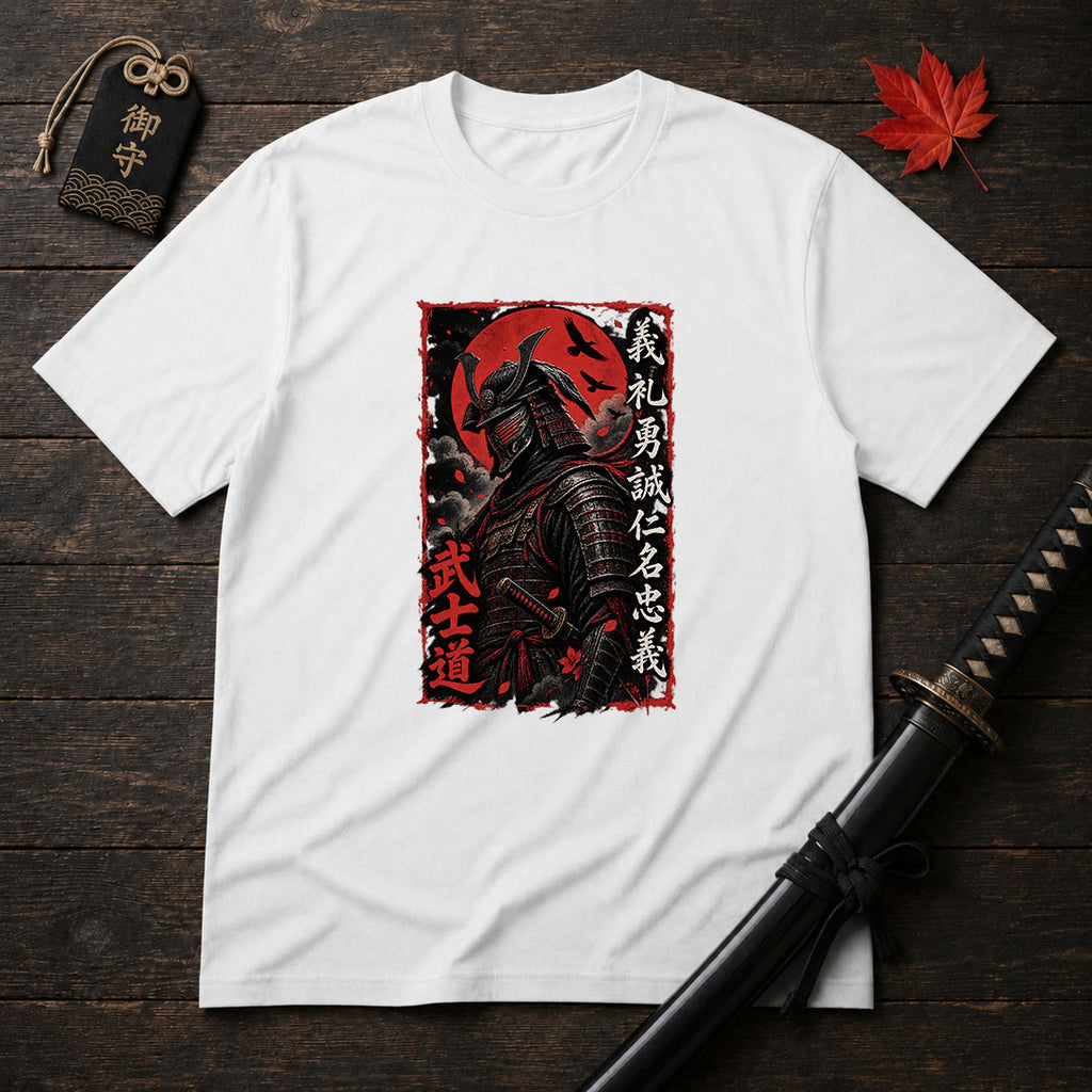 Bushido Warrior Portrait T-Shirt