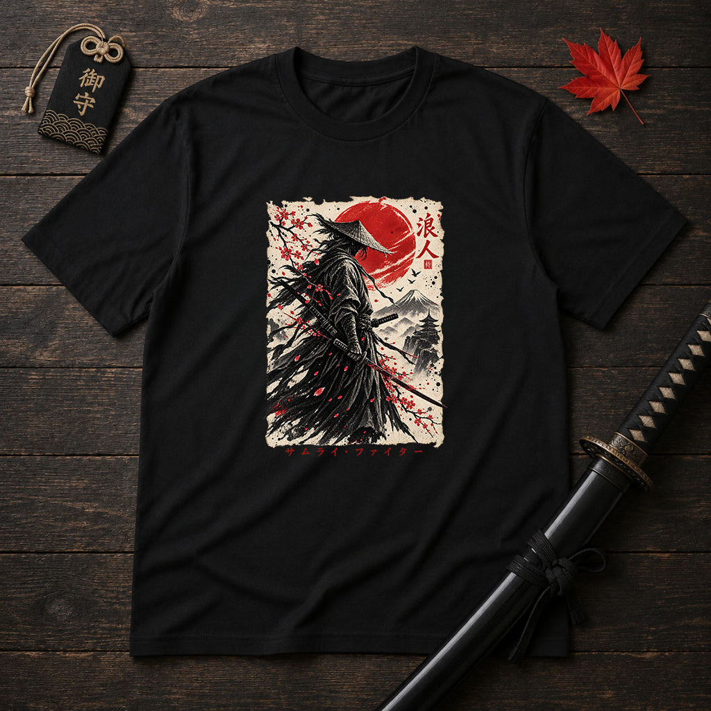 Cherry Blossom Ronin T-Shirt
