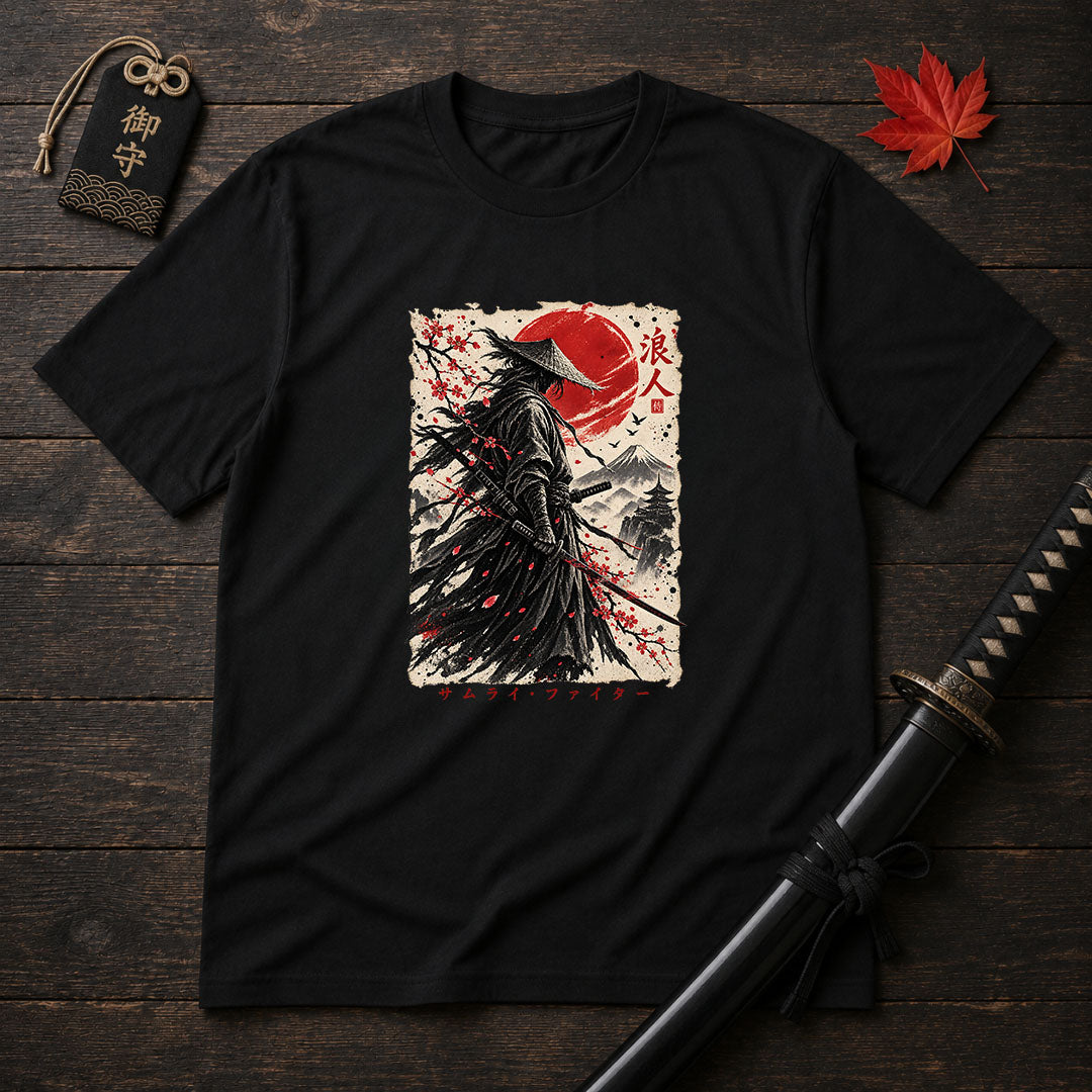 Cherry Blossom Ronin T-Shirt
