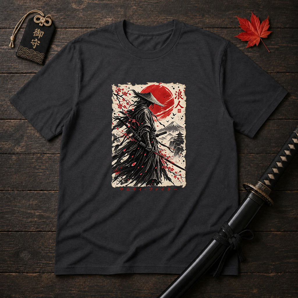 Cherry Blossom Ronin T-Shirt