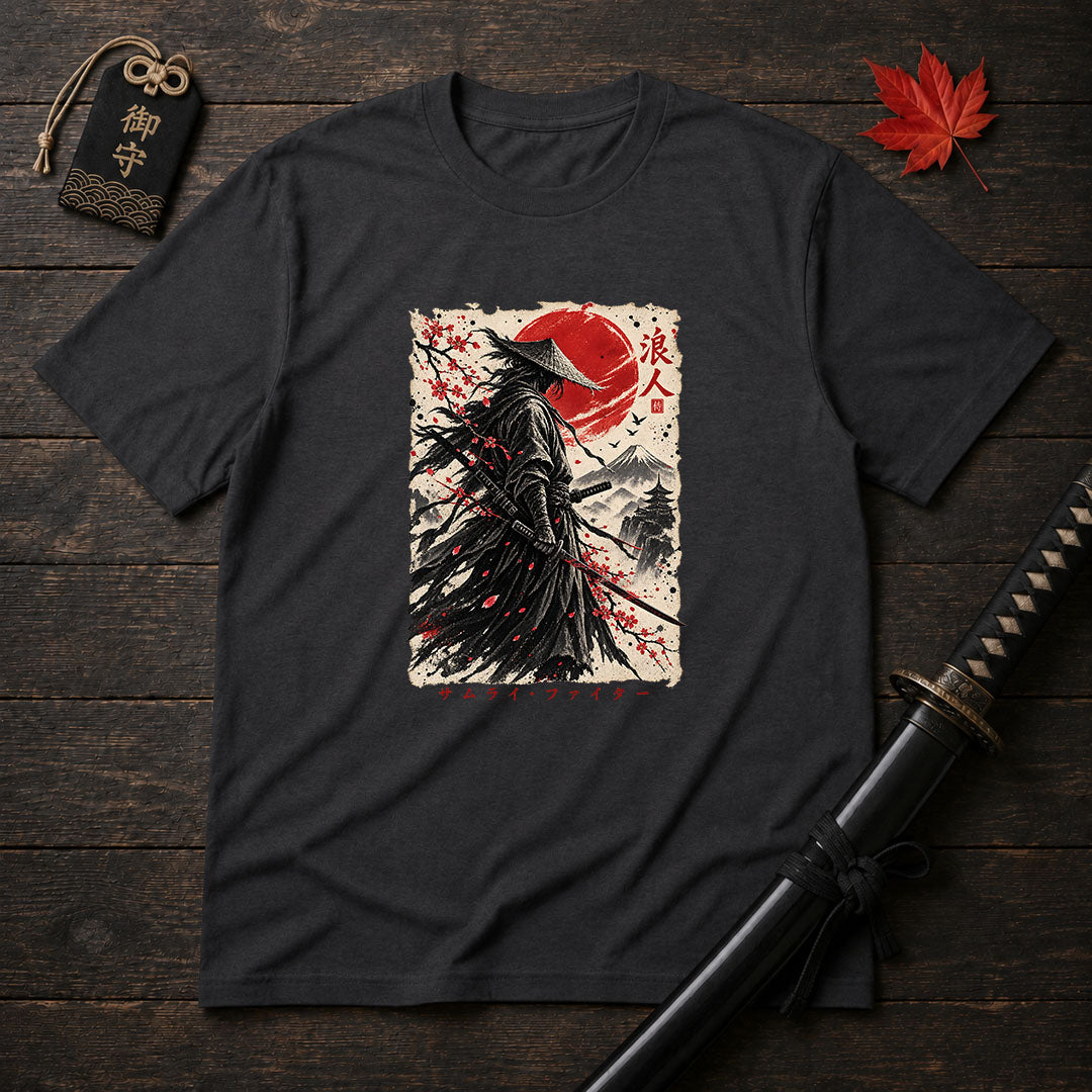 Cherry Blossom Ronin T-Shirt