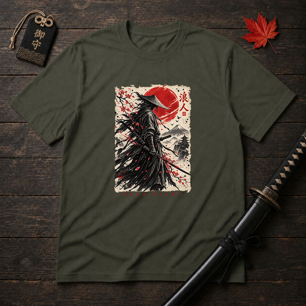 Cherry Blossom Ronin T-Shirt