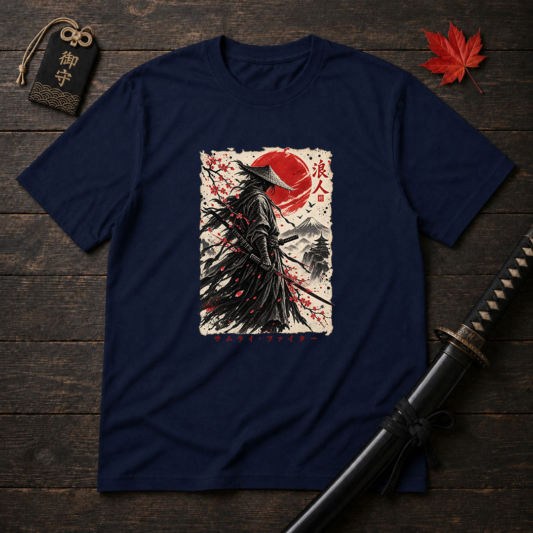 Cherry Blossom Ronin T-Shirt