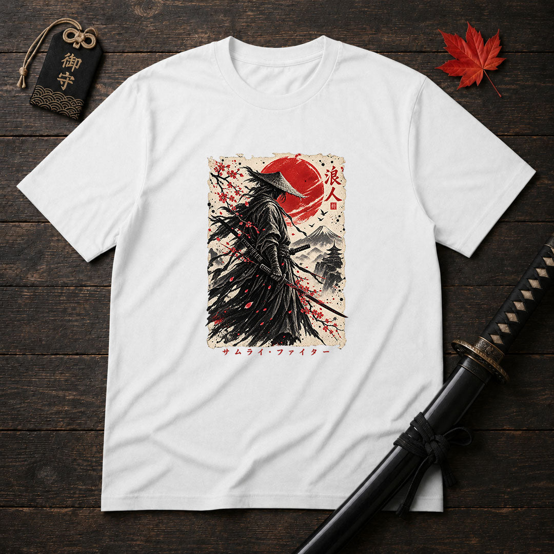 Cherry Blossom Ronin T-Shirt
