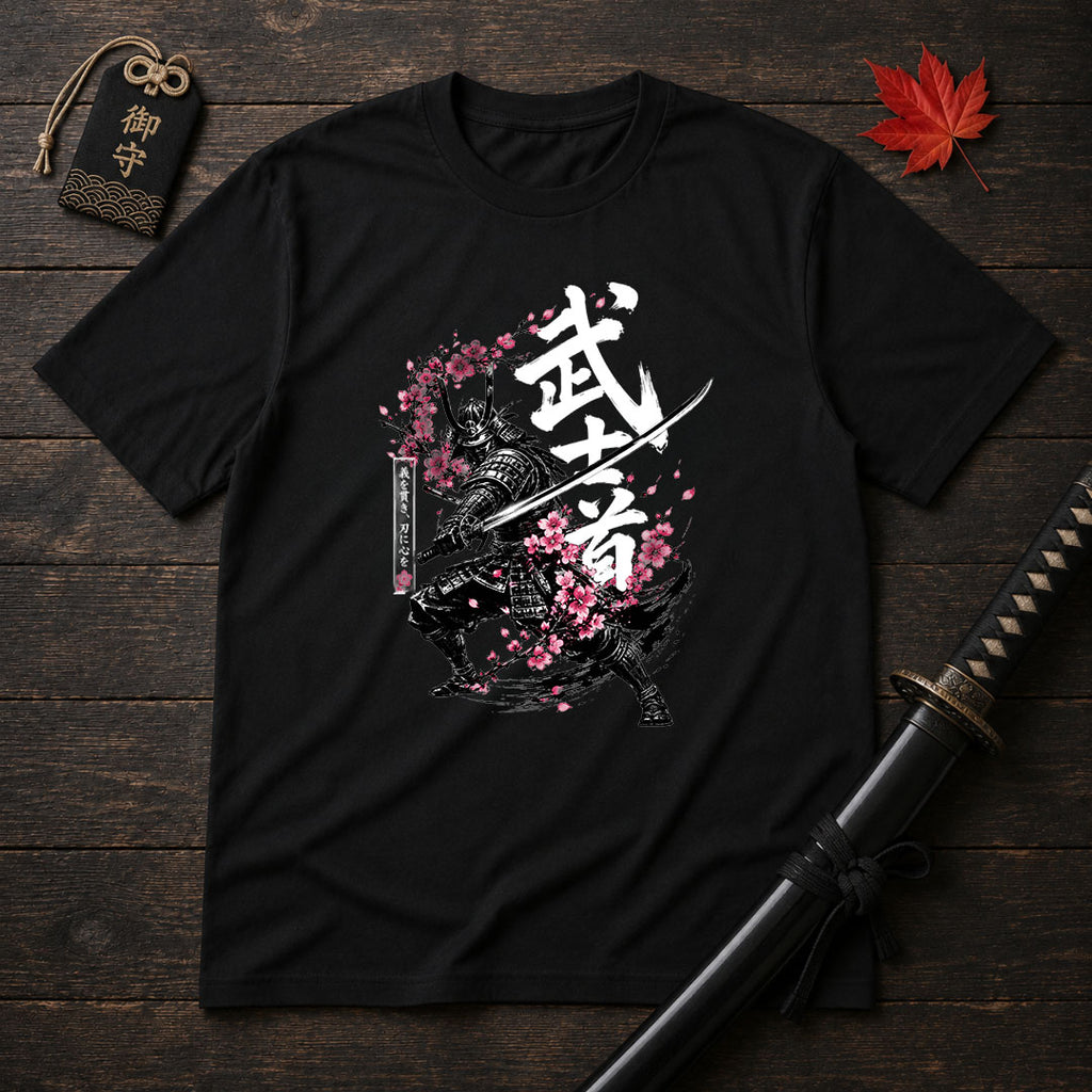 Cherry Blossom Samurai T-Shirt
