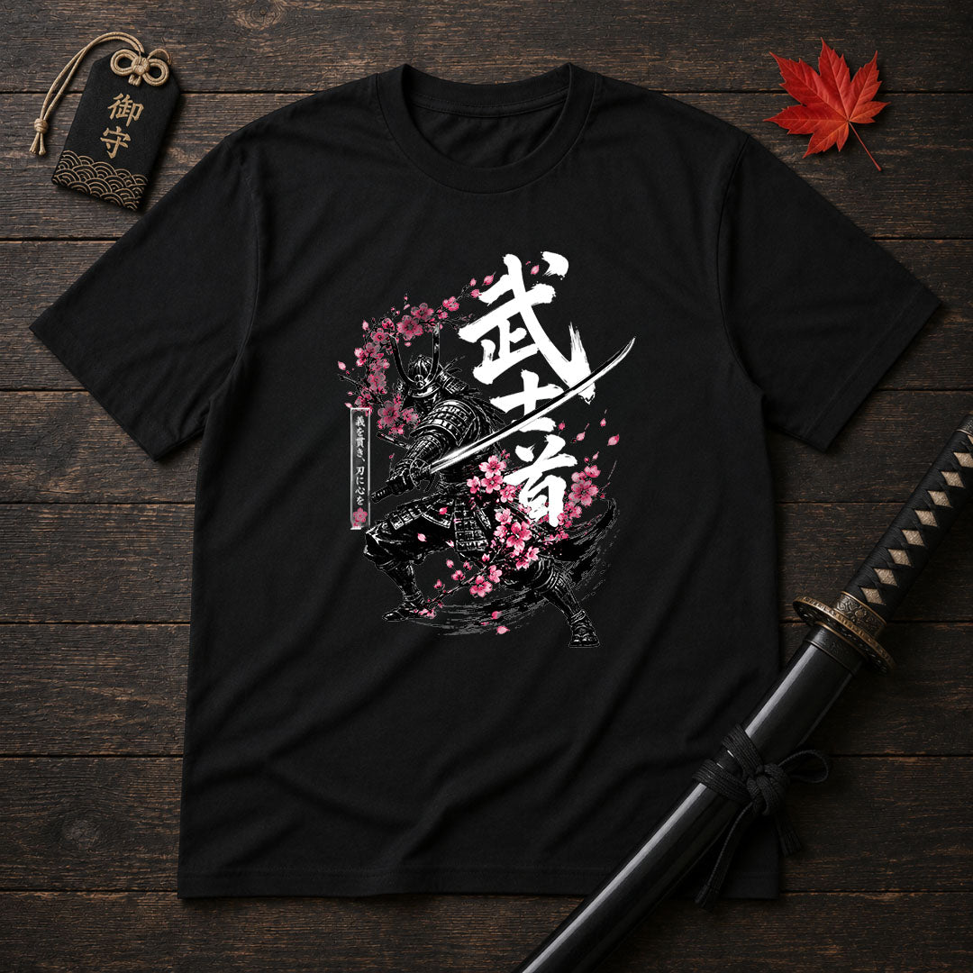 Cherry Blossom Samurai T-Shirt