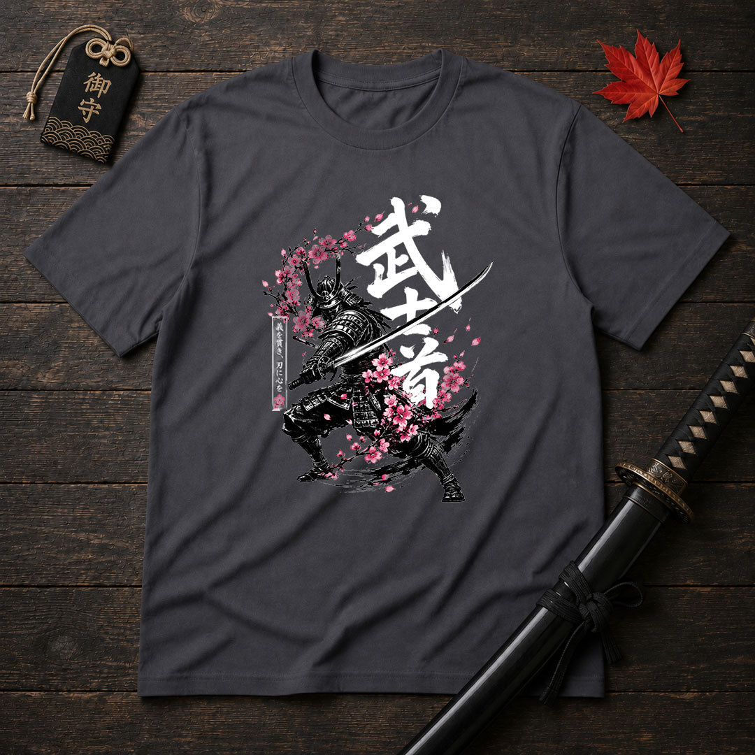 Cherry Blossom Samurai T-Shirt
