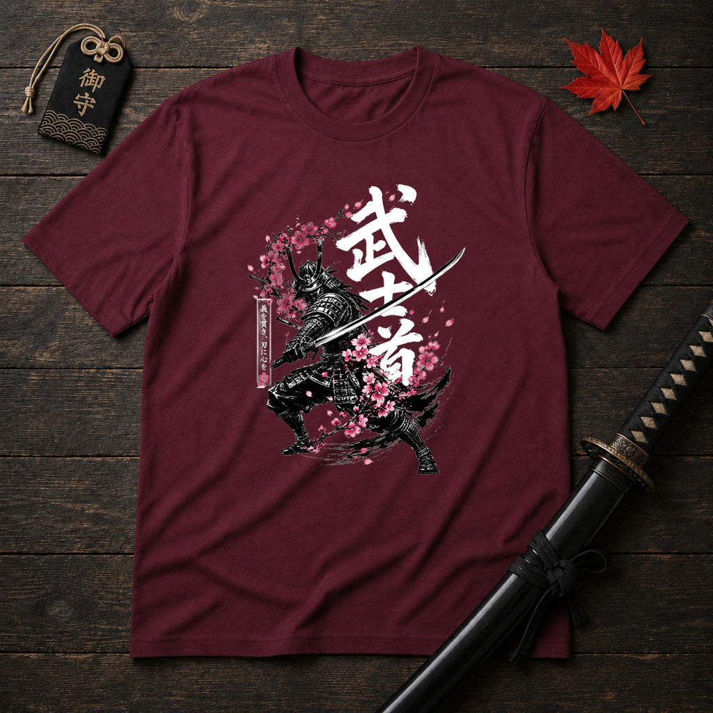 Cherry Blossom Samurai T-Shirt