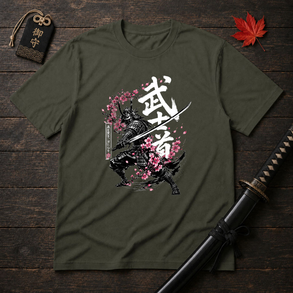 Cherry Blossom Samurai T-Shirt