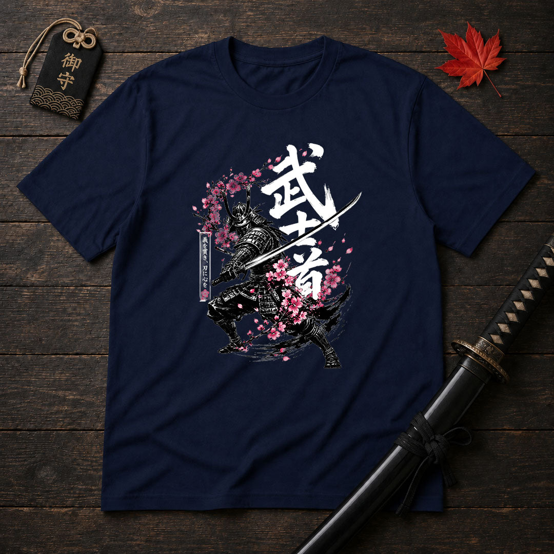 Cherry Blossom Samurai T-Shirt