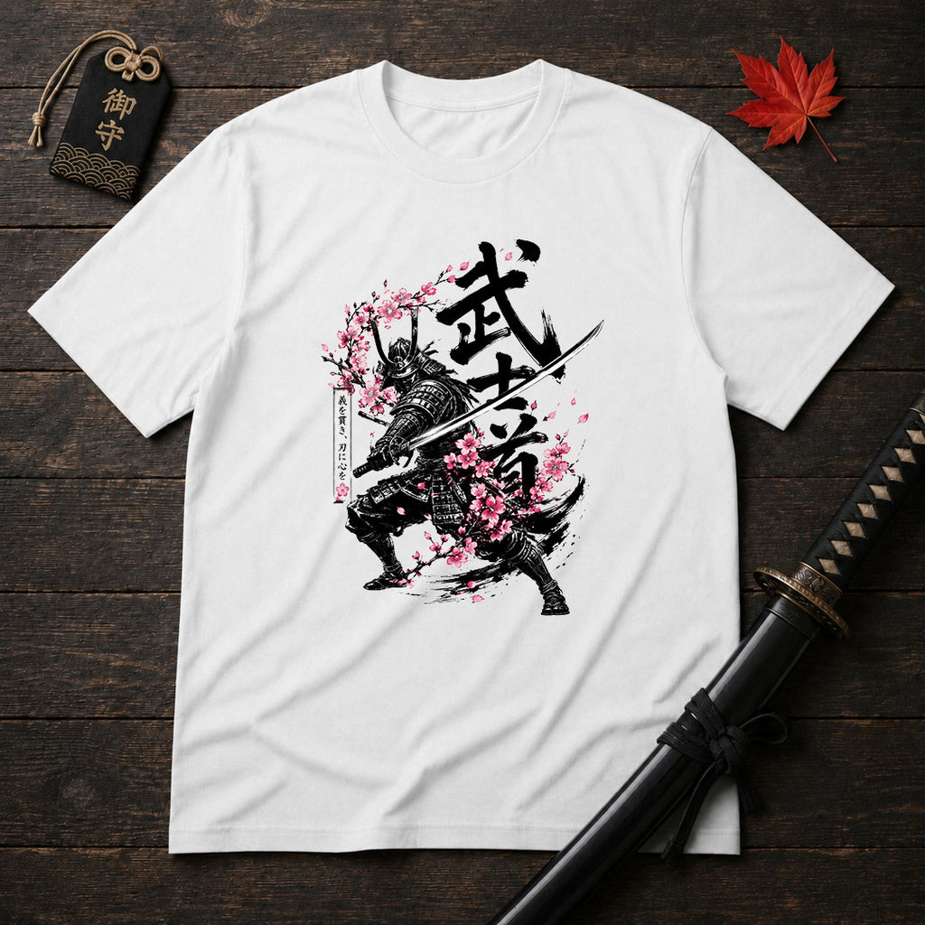 Cherry Blossom Samurai T-Shirt