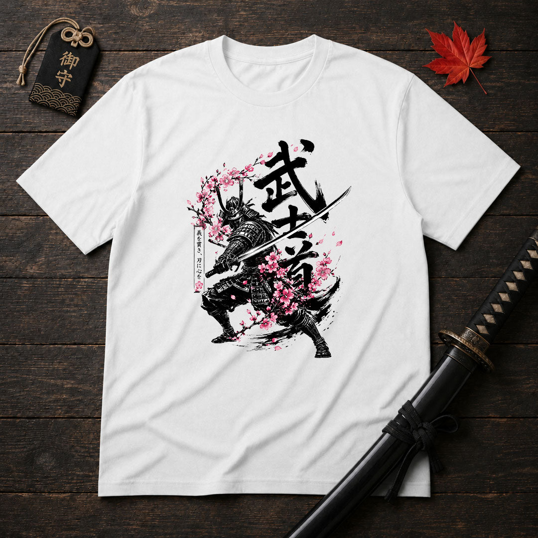 Cherry Blossom Samurai T-Shirt