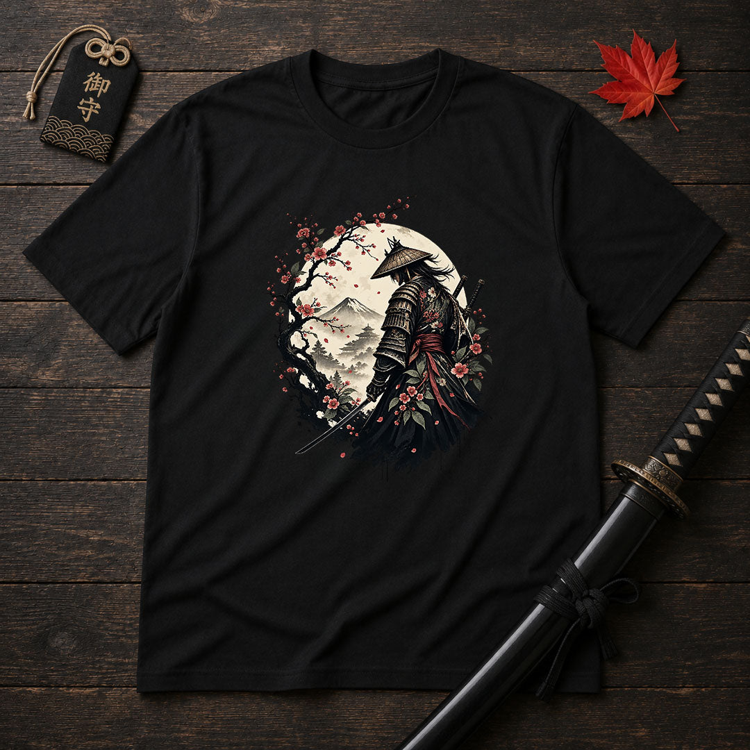 Cherry Moon Samurai T-Shirt