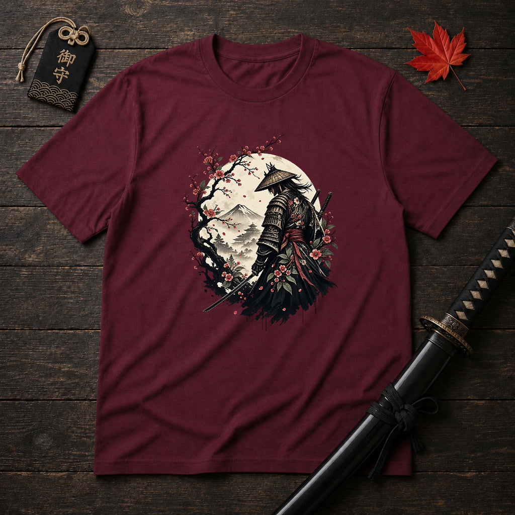 Cherry Moon Samurai T-Shirt