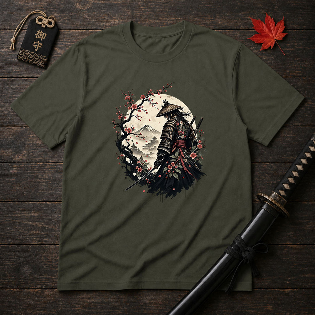 Cherry Moon Samurai T-Shirt