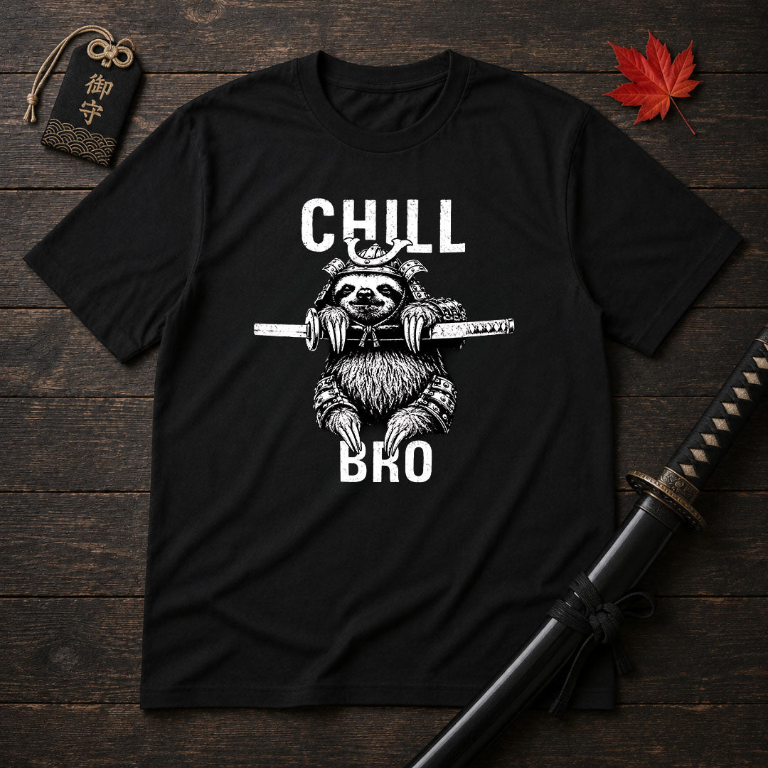 Chill Samurai Sloth T-Shirt