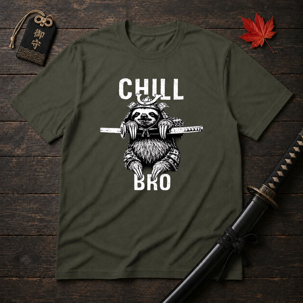 Chill Samurai Sloth T-Shirt