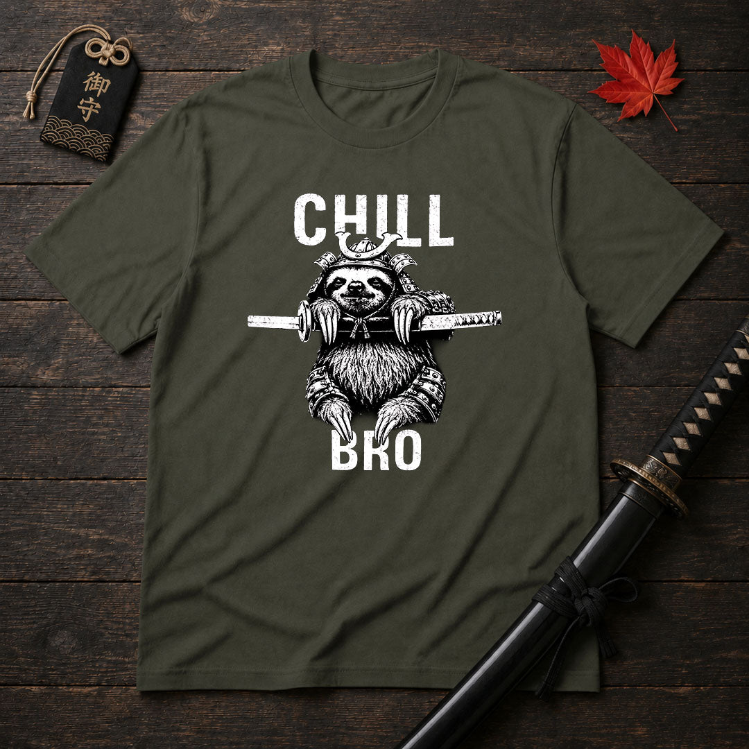 Chill Samurai Sloth T-Shirt