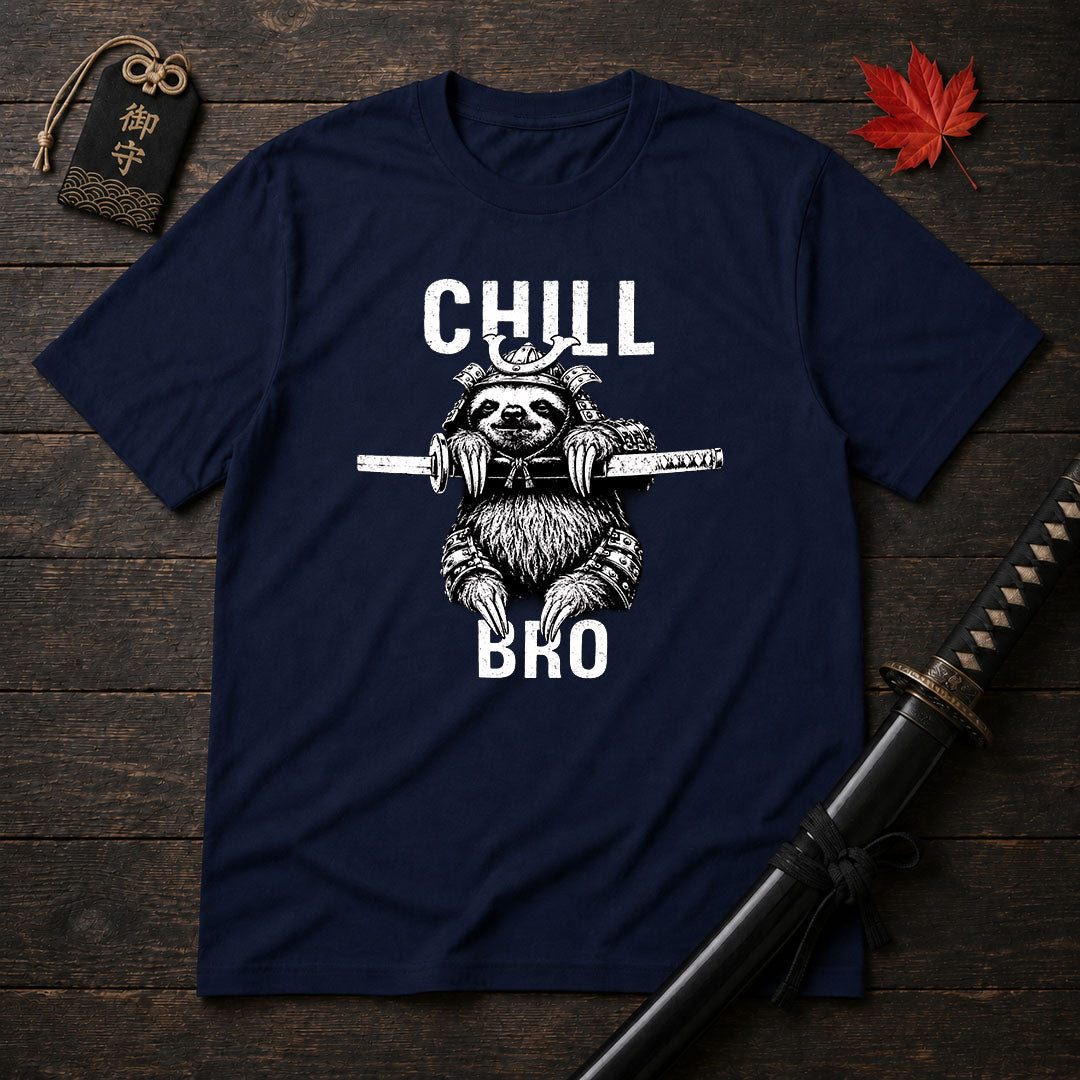 Chill Samurai Sloth T-Shirt