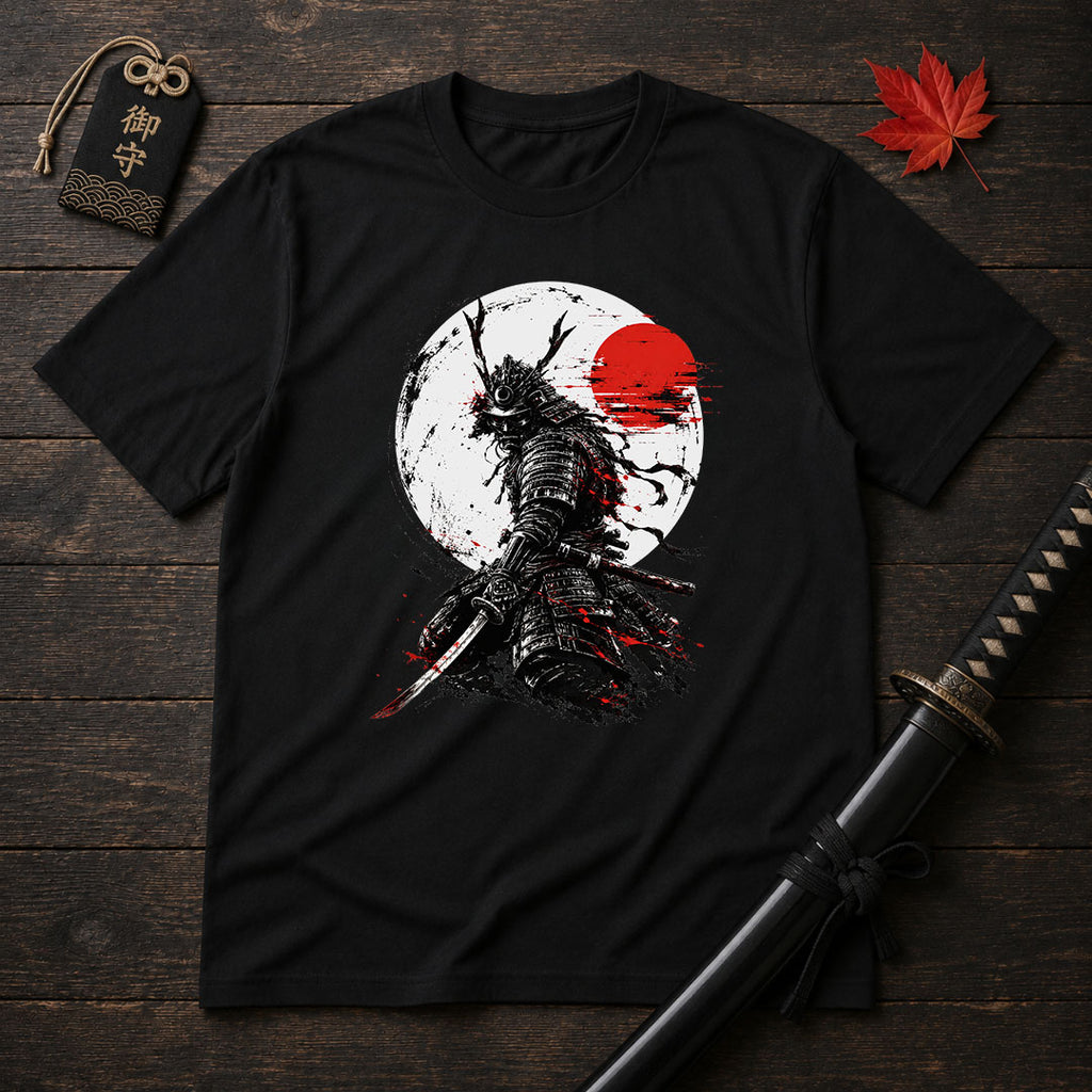 Crimson Moon Samurai T-Shirt