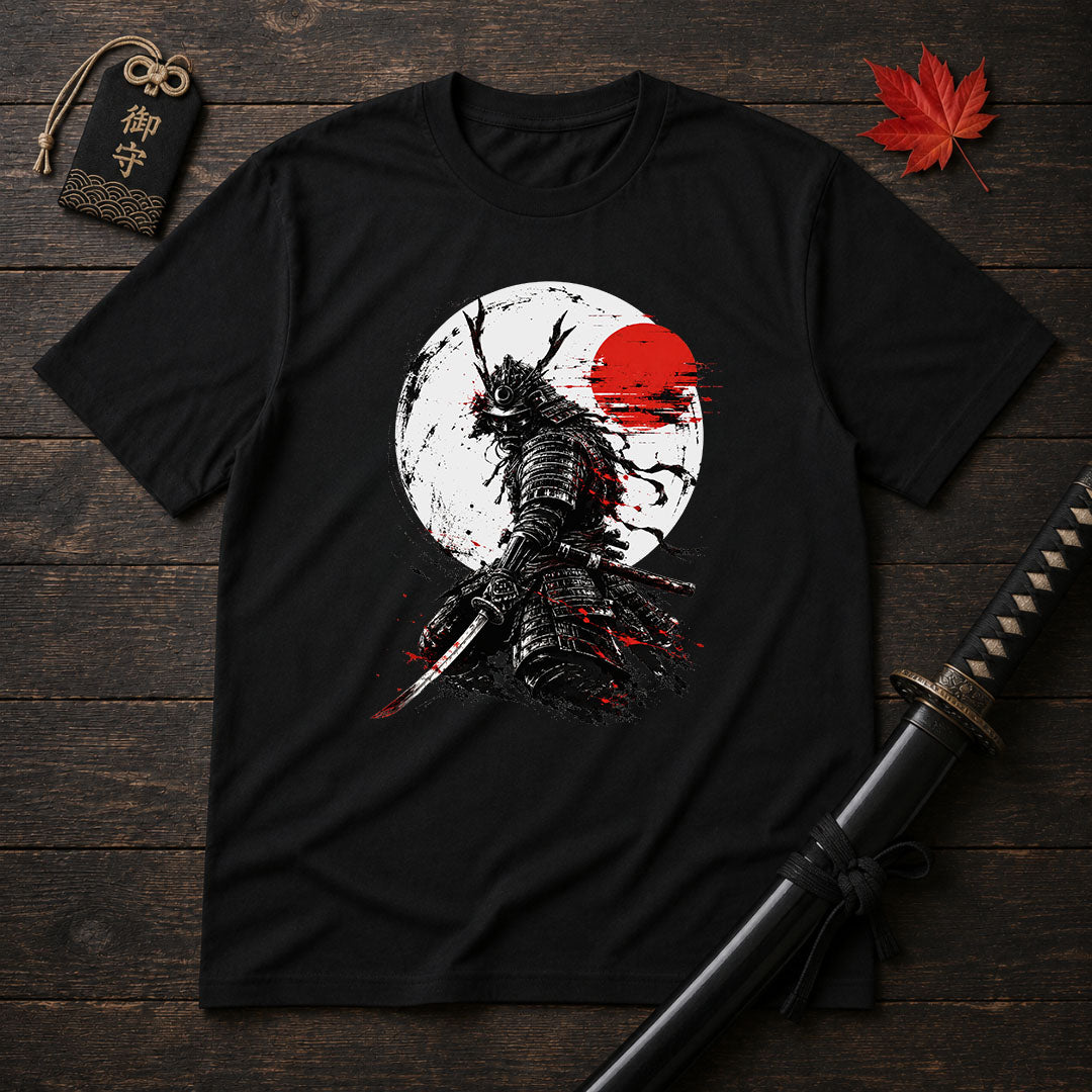Crimson Moon Samurai T-Shirt