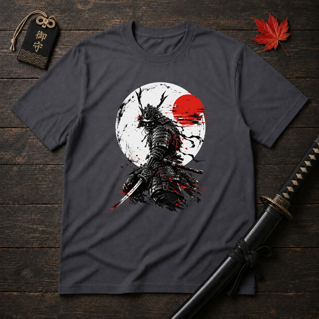 Crimson Moon Samurai T-Shirt
