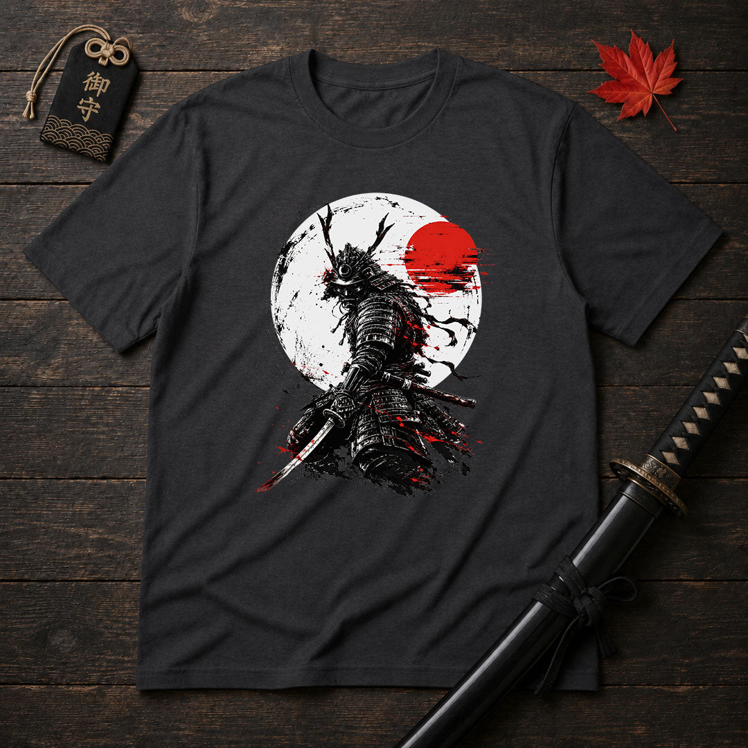 Crimson Moon Samurai T-Shirt