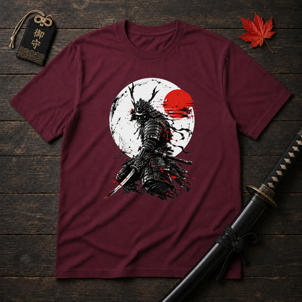 Crimson Moon Samurai T-Shirt