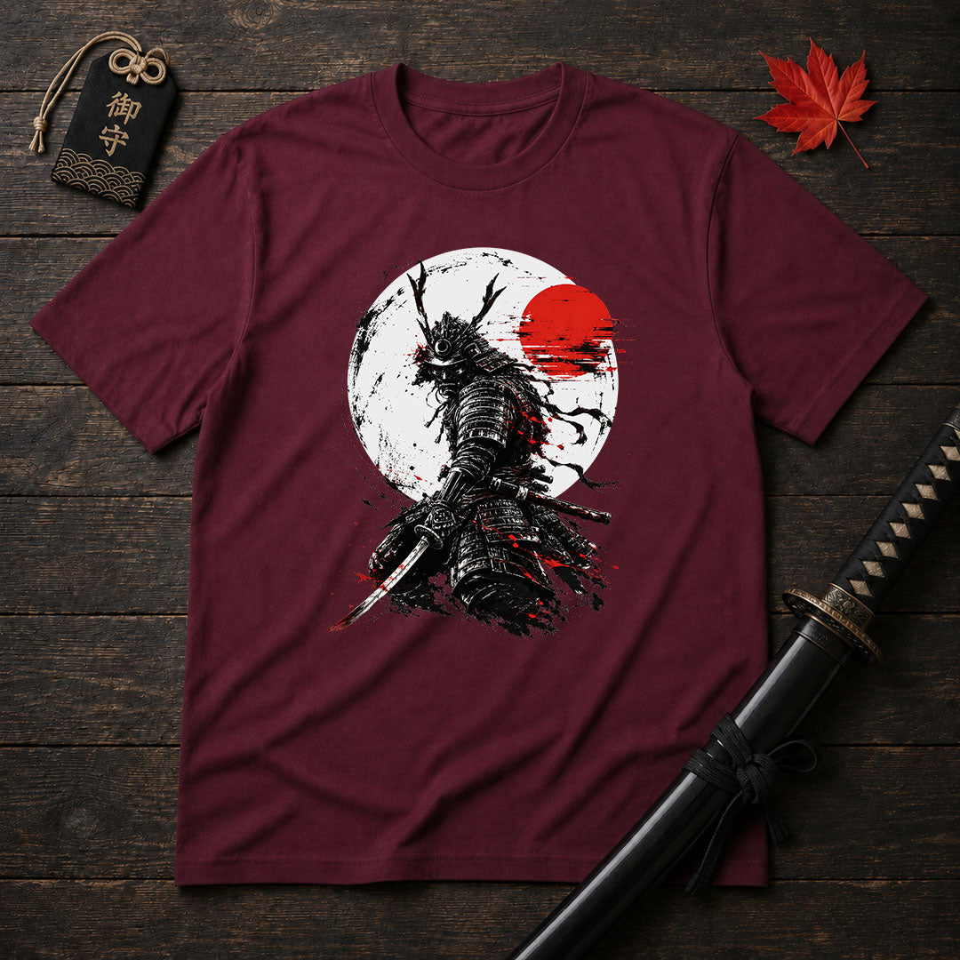 Crimson Moon Samurai T-Shirt