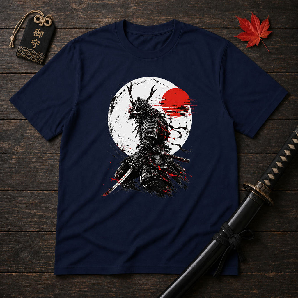 Crimson Moon Samurai T-Shirt
