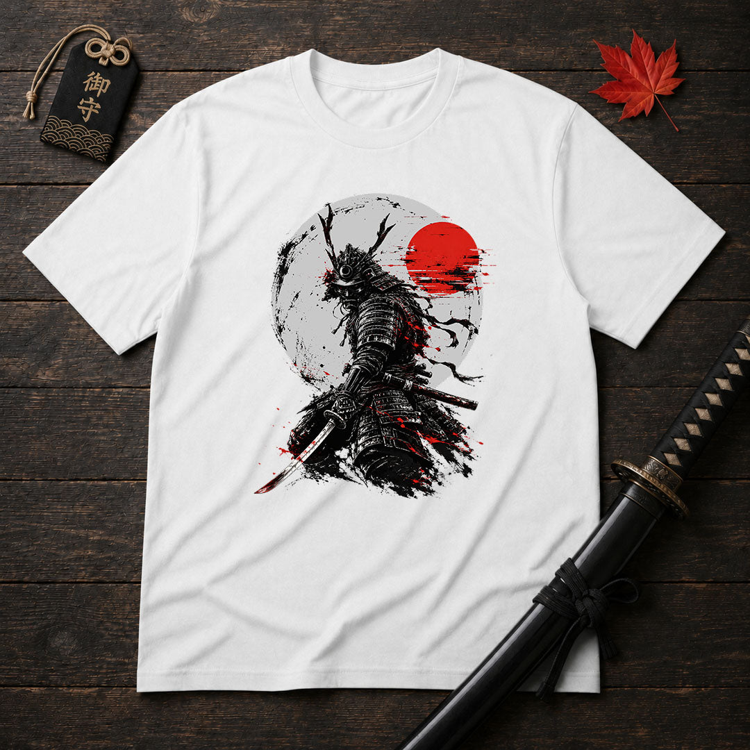 Crimson Moon Samurai T-Shirt