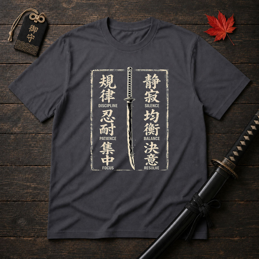 Discipline Silence Katana T-Shirt