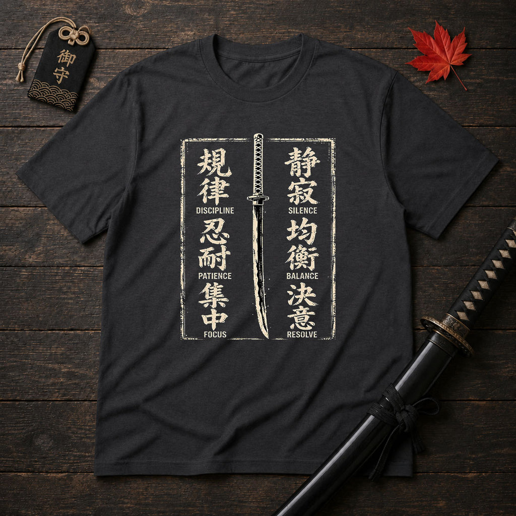 Discipline Silence Katana T-Shirt