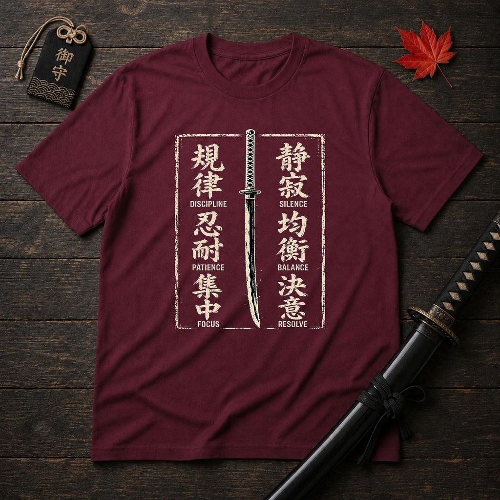 Discipline Silence Katana T-Shirt