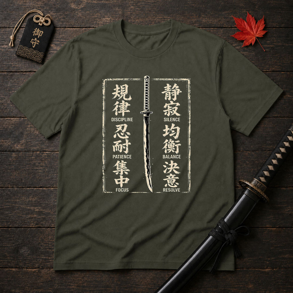 Discipline Silence Katana T-Shirt